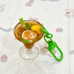 Móc khoá Trà đ-ào cam sả - Đồ uống Việt Nam
