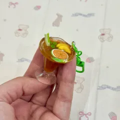 Móc khoá Trà đ-ào cam sả - Đồ uống Việt Nam