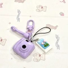 Móc khoá Set máy ảnh và Ảnh dễ thương