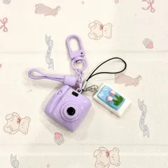 Móc khoá Set máy ảnh và Ảnh dễ thương