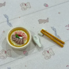 Magnet món Phở bò - Đũa và Thìa - món ăn Việt Nam