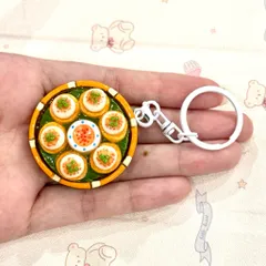 Móc khoá món Bánh ít ram - món ăn Việt Nam