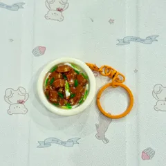 Móc khoá - Nam châm món Thịt rang cháy cạnh - Mâm cơm Việt