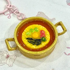 Nam châm - Móc khoá Nồi mì ramen Hàn Quốc