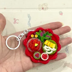 Móc khoá - Magnet món Sứa đỏ