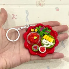 Móc khoá - Magnet món Sứa đỏ