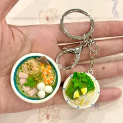 Móc khoá món Hủ tiếu - món ăn Việt Nam