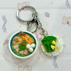 Móc khoá món Hủ tiếu - món ăn Việt Nam