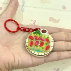 Móc khoá món Bò bía kiểu Nam - món ăn Việt Nam