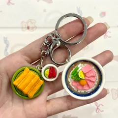 Móc khoá Phở Quẩy Chanh Ớt - món ăn Việt Nam