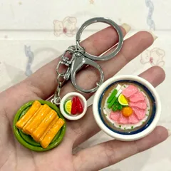Móc khoá Phở Quẩy Chanh Ớt - món ăn Việt Nam