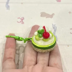 Móc khoá Bingsu Dưa lưới kem tươi