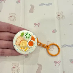 Móc khoá - Nam châm Cơm tấm Long Xuyên - món ăn Việt Nam