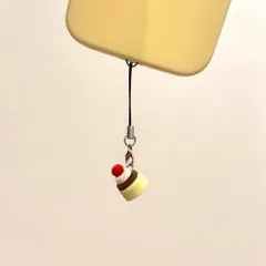 Dây treo điện thoại Caramel Pudding mini