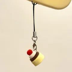 Dây treo điện thoại Caramel Pudding mini