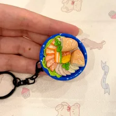 Móc khoá món Bánh mì Sài Gòn - món ăn Việt Nam