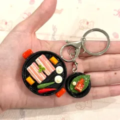 Móc khoá Thịt nướng BBQ Hàn Quốc