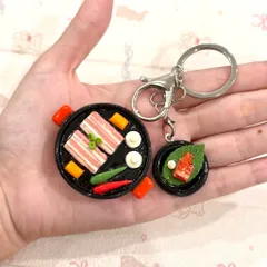 Móc khoá Thịt nướng BBQ Hàn Quốc