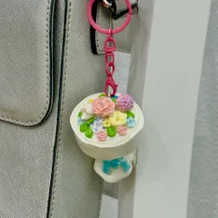 Nam châm - Móc khoá Bó hoa phong cách aesthetic - màu hoa pastel