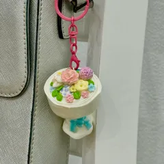 Nam châm - Móc khoá Bó hoa phong cách aesthetic - màu hoa pastel