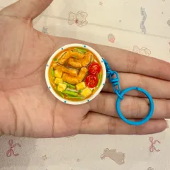 Móc khoá - Nam châm Bún cá - món ăn Việt Nam