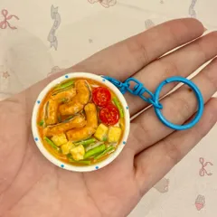 Móc khoá - Nam châm Bún cá - món ăn Việt Nam