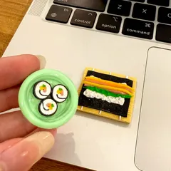Mô hình set làm cơm cuộn nhà búp bê kimbap Hàn Quốc