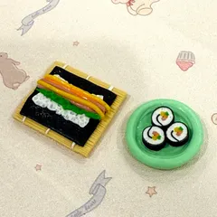 Mô hình set làm cơm cuộn nhà búp bê kimbap Hàn Quốc