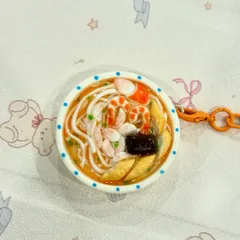 Móc khoá - Nam châm món Bánh canh cua - món ăn Việt Nam
