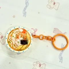 Móc khoá - Nam châm món Bánh canh cua - món ăn Việt Nam