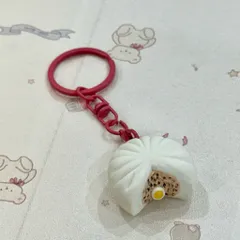 Móc khoá - Nam châm Bánh bao trứng cút - món ăn Việt Nam