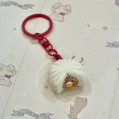 Móc khoá - Nam châm Bánh bao trứng cút - món ăn Việt Nam