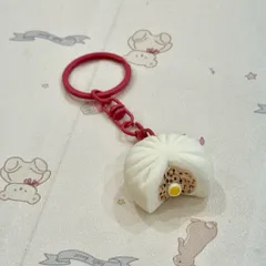 Móc khoá - Nam châm Bánh bao trứng cút - món ăn Việt Nam