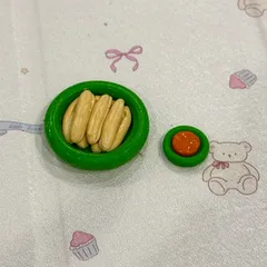 Mô hình set bánh mì cay nhà búp bê - bánh mì cay Hải Phòng
