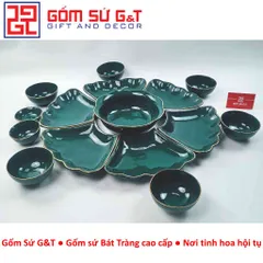 [FreeShip] [Giá hủy diệt] [Ảnh thật] Bộ mặt trời xanh cổ vịt vẽ vàng kim