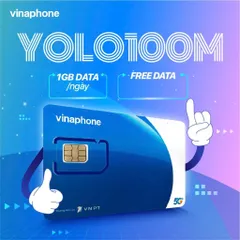 SIM Data VinaPhone YOLO100M 1GB Ngày Gói 6 Tháng Và 12 Tháng 4G 5G Miễn Phí Mạng Xã Hội