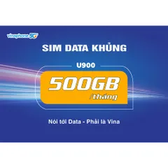 SIM 4G VinaPhone U900 500GB Tháng Dùng 6 Tháng Không Chia Ngày Data Tốc Độ Cao Hỗ Trợ eSIM