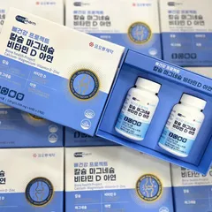 Viên uống bổ sung Canxi, Magie, Vitamin D và kẽm Nutra pharm Hàn Quốc Nhập Khẩu Chính Hãng