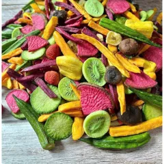 Rau Củ Sấy Giòn Không Đường - XIMAFARM ( Củ Dền,Bí Ngòi,Bí Đỏ,Nấm Hương,Dâu Tây,Khoai Lang,Đậu Bắp,...)