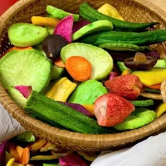 Rau Củ Sấy Giòn Không Đường - XIMAFARM ( Củ Dền,Bí Ngòi,Bí Đỏ,Nấm Hương,Dâu Tây,Khoai Lang,Đậu Bắp,...)