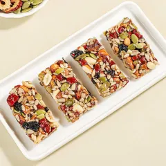 Thanh Granola Ăn Kiêng Không Đường, Thanh Hạt Dinh Dưỡng Giảm Cân Thuần Chay Tốt Cho Sức Khỏe - XIMAFARM