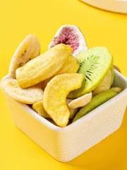 500G Mix Trái Cây Sấy Giòn Ngon Chua Ngọt , Túi Hút Chân Không | Công Nghệ Sấy Thăng Hoa