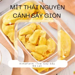 Mít Sấy Nguyên Cánh Giòn Ngon ( Mít Thái Xuất Khẩu) , Túi Hút Chân Không