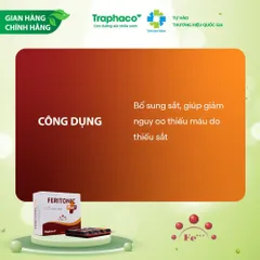 TPBVSK Feritonic Plus+ Ống Uống Bổ Sung Sắt – Hỗ Trợ Giảm Nguy Cơ Thiếu Máu Hộp 20 Ống x 10ml
