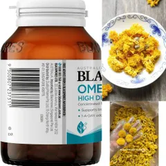 Blackmores Omega Brain. 1Kg Trà Hoa Cúc Vàng Sấy Khô (Hoàng Cúc) Nguyên Bông Tự Nhiên.