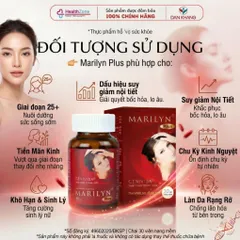 Viên Uống Nội Tiết Tố Nữ MARILYN PLUS – Hộp 30 Viên