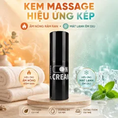 Kem massage vùng kín Feelex On Cream thư giãn tạo cảm giác nóng lạnh râm ran an toàn cho dành cho nữ