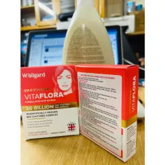 (Hàng nhập khẩu) Sale viên hơi vàng không ảnh hưởng chất lượng Men phụ khoa Wellgard Vitaflora Anh Quốc
