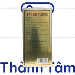 Viên uống SẮC NỮ VƯƠNG  cải thiện tình trạng suy giảm sinh lý nữ do suy giảm nội tiết tố - Hộp 60 viên