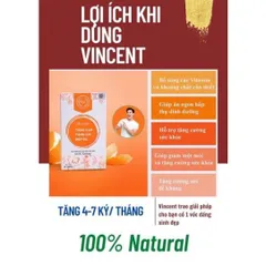 Tăng cân VINCENT liệu trình 15 ngày tăng cân an toàn, hiệu quả không tác dụng phụ 30gr 835006